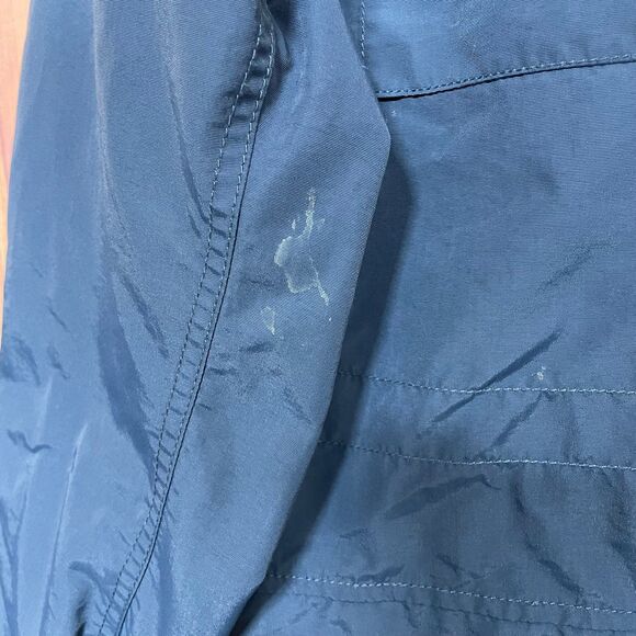 Brian Anderson Jacket Flannel Lining Zip Up Button Snap Close Blue Mens Medium - Picture 7 of 7